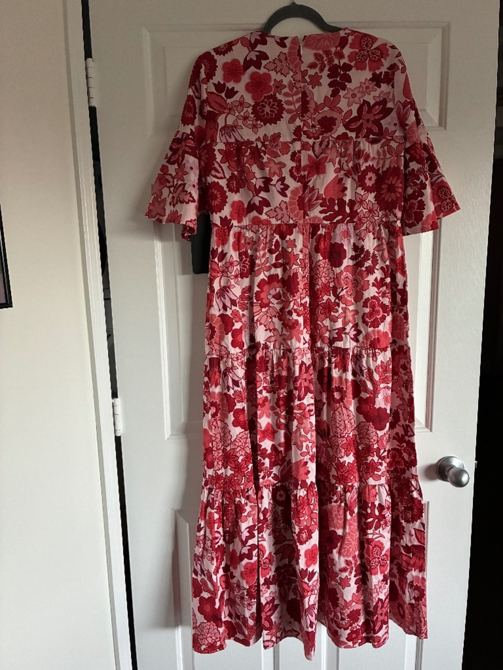 NWT Tuckernuck Ginger maxi dress in red floral M - Picture 6 of 12